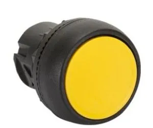 [800FP-F5] BOTON PULSADOR MOMENTANEO, COLOR AMARILLO, PLASTICO, 22.5MM, MCA. ALLEN BRADLEY 