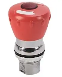 [800FP-LMT44] PULSADOR IL. MANT. TIPO HONGO 2 POS. ROJ