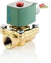 [8210G094-120] VALVULA SOLENOIDE SERIE 8210, 2 VIAS NC, CURPO DE LATÓN, USOS GENERALES, VOLTAJE 120VCA, MCA ASCO