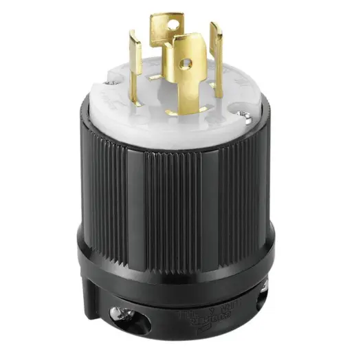 [AH3431N] CLAVIJA DE NYLON/LEXAN 4P 4H 120/208VAC, 30A MEDIA VUELTA, MCA ARROW HART