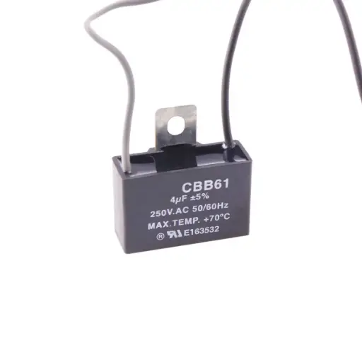 [CBB61] CAPACITOR DE VENTILADOR 2 WIRE 4UF 250V