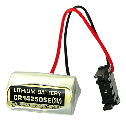 [CR14250SE-R] PILA BATERIA DE 3V 850MAH CON CONECTOR NEGRO DE LITIO MCA FDK