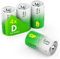 [NM-D4] PAQ DE 4 BATERIAS RECARGABLES TAMAÑO D