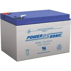[PS-12120-F2] BATERIA DE RESPALDO POWERSONIC 12V 12Ah MCA POWER SONIC