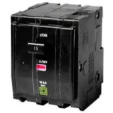 [QO315] INTERRUPTOR TERMOMAGNETICO TIPO QO DE 3 POLOS 15A 240V, MCA SQUARE D