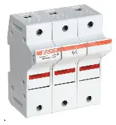 [US3J3I] PORTAFUSIBLES FERRAZ DE 3 POLOS P/TIPO J