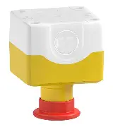 [XALK178F] ESTACIÓN PARO DE EMERGENCIACON PULSADOR ROJO REDONDO GIRAR PARA LIBERAR 2 CONTACTOS NC, IP67/69K, MCA SCHNEIDER