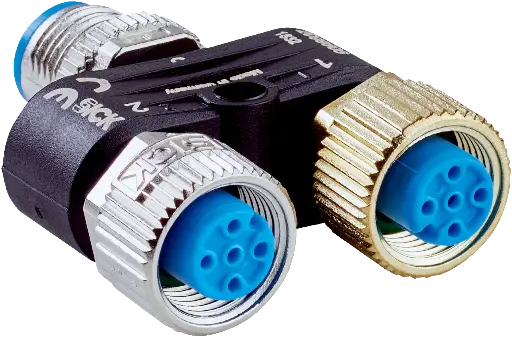 [YM2A15-000S01FY2A4] ADAPTADOR EN "Y", M12, CONECTOR "A" M12 MACHO 5 PINES, CONECTOR "B" M12 HEMBRA, 5 PINES, CONECTOR  "C" M12 HEMBRA 5 PINES, MCA SICK