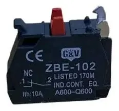 [ZBE-102] BLOCK DE CONTACTOS, PARA PULSADOR DE 22MM 1NC, MCA SCHNEIDER