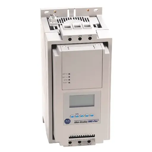 [150-F108NBR] ARRANCADOR SUAVE SMC FLEX VOLTAJE DE CONTROL 24 VCA/CC 108A 75HP A 460VCA MCA ALLEN BRADLEY