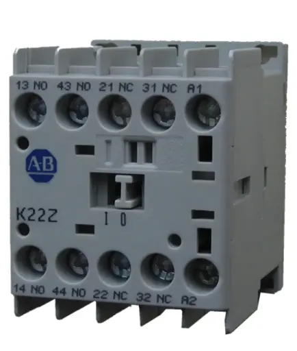 [700-K22Z-ZS] RELEVADOR DE CONTROL MINIATURA 700K CON 2NC-2NA BOBINA DE 125VCD MCA ALLEN BRADLEY