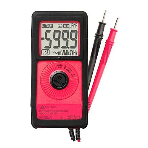 [PM55A] MULTIMETRO DE BOLSILLO CON DETECCION DE COLTAJE SIN CONTACTO VOLTECT 600V 6 MOMH 2000mA 30kHz MCA AMPROBE