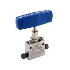 [10V4071] VÁLVULA DE AGUJA SERIE 10V, HASTA 15000PSI, ACERO INOXIDABLE 316, VÁSTAGO ASCENDENTE NO GIRATORIO, CONEXIÓN 1/4" DE COMPRESION, MCA PARKER