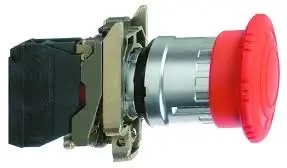 [XB4BT845] BOTÓN PARO DE EMERGENCIA DIAMETRO 22mm, CABEZA REDONDA DE 40mm, PRESIONAR-JALAR, IP65/IP69K, MCA SCHNEIDER