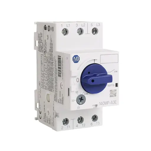 [140MP-A3E-B63] GUARDAMOTOR AJUSTE DE 4.0-6.3A CORRIENTE NOMINAL DE DISPARO MAGNETICO 78.8A MCA ALLEN BRADLEY