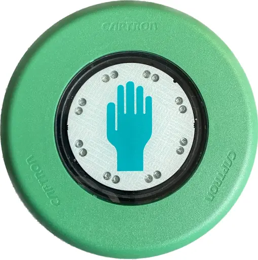 [CHT3-151P-H/TG-SR] BOTÓN CAPACITIVO SALIDA PNP NA, VOLTAJE DE 24VDC, CONECTOR M8 4 PINES, ILUMINADO VERDE-ROJO, MCA CAPTRON