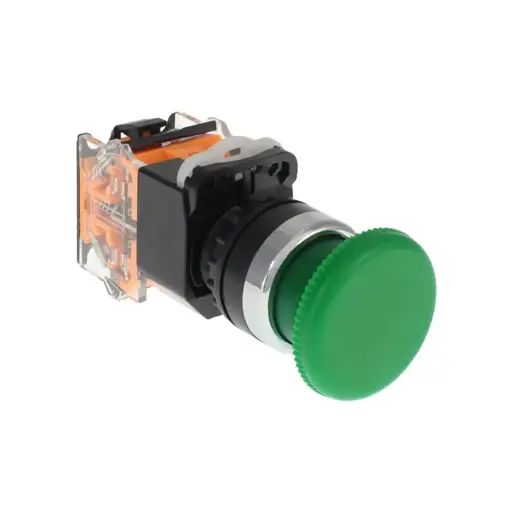 [800T-D1D1] BOTON CABEZA DE HONGO TIPO 4/13 VERDE MCA ALLEN BRADLEY