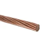 [RD57] CABLE DE COBRE DESNUDO CALIBRE 2/0AWG DE 7 HILOS TEMPLE SEMIDURO, MCA VIAKON