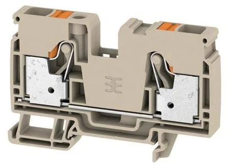 [2490360000] BORNE DE PASO, "PUSH IN", 1000V, 57A, COLOR BEIGE, MCA WEIDMULLER