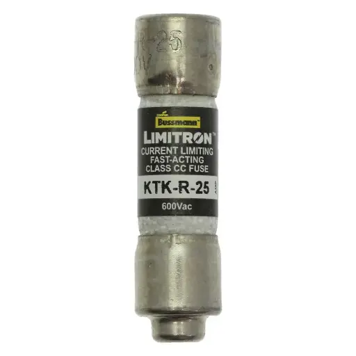 [KTK-R-25] FUSIBLE DE ALTA VELOCIDAD LIMITRON 25 AMP 600VCA MCA BUSSMANN