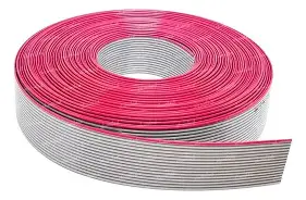 [CP-24] CABLE PLANO DE 24 VIAS, 28AWG, AISLANTE PVC GRIS, 300V, MCA PUYER