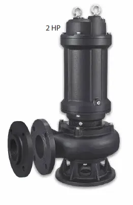 [2KAT203] BOMBA SUMERGIBLE PARA AGUAS NEGRAS SERIE, 2 HP, 230 VOLTS, 3 FASE(S), 3450 RPM. MCA. BARNES BARMESA