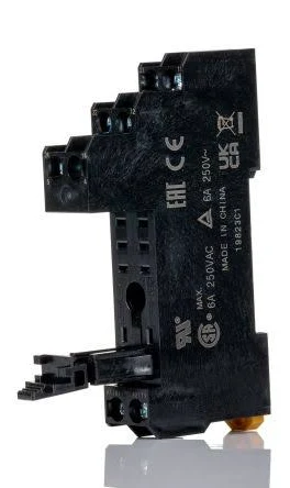 [P2RFZ-08-E] BASE PARA RELEVADOR 8 PINES TERMINALES A TORNILLO, MCA OMRON