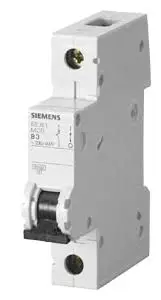 [5SJ61207SC] INTERRUPTOR TERMOMAGNÉTICO DE 1 POLO 20A, 230/400VAC, MCA SIEMENS
