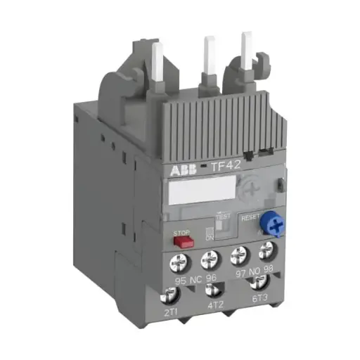 [1SAZ721201R1043] RELEVADOR DE SOBRECARGA BIMETALICOS TIPO TF42-10 DE 7.6-10 AMP PARA CONTACTOR AF9-AF38 MCA ABB
