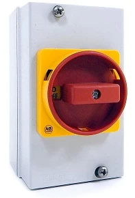 [194L-Y16-1753-6N] DESCONECTADOR DE 3POLOS 16AMP IP66 480V CON GABINETE OFF-ON 90° MCA ALLEN BRADLEY