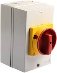 [194L-Y25-1753-6N] DESCONECTADOR DE 3POLOS 25 AMP IP66 480V CON GABINETE OFF-ON 90° MCA ALLEN BRADLEY