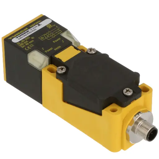 [NI40U-CP40-VP4X2-H1141] SENSOR INDUCTIVO 40MM DE DETECCION RECTANGULAR NA/NC PNP SIN ENRASAR CONECTOR M12 IP68 10-65VCC MCA TURCK