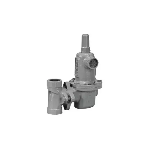 [627-497] REGULADOR 1 IN, NPT, RANGO DE AJUSTE 15-40 PSI, ORIFICIO DE 1/2" MCA. FISHER
