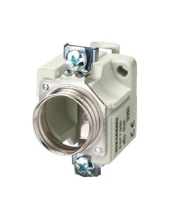 [5SF1005] BASE ABIERTA PARA FUSIBLE TIPO BOTELLA MONTAJE EN TABLERO 25A, MCA SIEMENS 