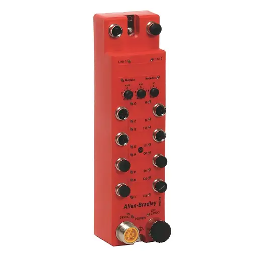 [1732ES-IB8XOBV4] SWITCH DE MODULO DE ENTRADA Y SALIDAS ARMOR BLOCK GUARD I/O 24VCC 8 PUNTOS ETHERNET/IP MCA ALLEN BRADLEY