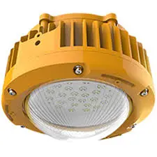[PR-LED-LUM-HB-UFO-60W-5700K-100-277V-AEX] LUMINARIA TIPO CAMPANA PARA ÁREAS CLASIFICADAS, EN ALUMINIO COLOR AMARILLO, 60W VOLTAJE 100-277V, IP66, MCA PLUSRITE