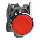 [XB4BA42] BOTÓN PULSADOR MOMENTANEO ROJO, DIAMETRO 22mm, CONTACTOS 1NC, MCA SCHNEIDER