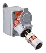 [VSIH20R304] RECEPTACULO A PRUEBA DE EXPLOSIÓN 16A 2 POLOS + TIERRA, 4H, 100-130VCA, ENTRADA DE CABLE M25, MCA KILLARK 