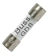 [GDB-6.3A] FUSIBLE TIPO EUROPEO 5x20mm, 250VCA, 6.3A, MCA BUSSMANN