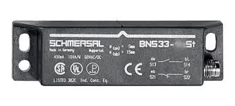 [BNS 33-11ZG-ST] SENSOR MAGNETICO DE NO CONTACTO PARA PUERTA CONECTOR M8 4PINES IP67 24VDC MCA SCHMERSAL