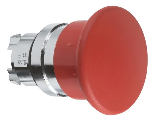 [800T-FXQH2RA1] BOTON PULSADOR ILUMINADO LED TIPO HONGO PUSH-PULL 12-130V AC/DC COLOR ROJO 1NCLB Y 1NO MCA ALLEN BRADLEY