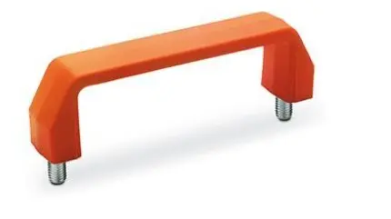 [ML-528.4-PA-117-M6-OR] MANIJA DE PLASTICO MTG CTR 4.61" COLOR NARANJA MCA JW WINCO