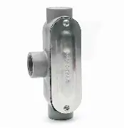 [C39] CONDULET EN "T" DE 1" CON TAPA Y EMPAQUE, MCA DOMEX