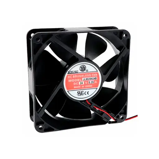 [JL8025H24B] VENTILADOR DE 80X80X25mm A 24VDC MCA BRUSHLESS FAN