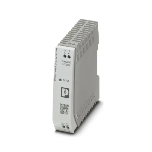[UNO-PS/1AC/24DC/30W] FUENTE DE PODER CONMUTADA DE 30W ENTRADA 100-240VCA, SALIDA 24VCD, 1.25A, MCA PHOENIX CONTACT