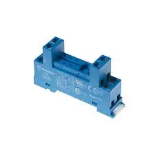 [95.65.SMA] ZOCALO CON BORNES DE JAULA PARA RELEVADORES TIPO 40.51/52/61/62, CON BRIDA DE RETENCIÓN, MONTAJE EN RIEL DIN, MCA FINDER