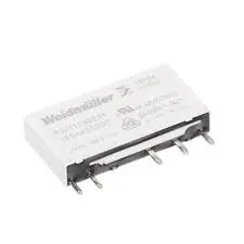 [1454430000] RELEVADOR ELECTROMECANICO, 1 CONTACTO CONMUTADO, VOLTAJE 24VCD, 6A, ENCHUFABLE IP67, MCA WEIDMULLER