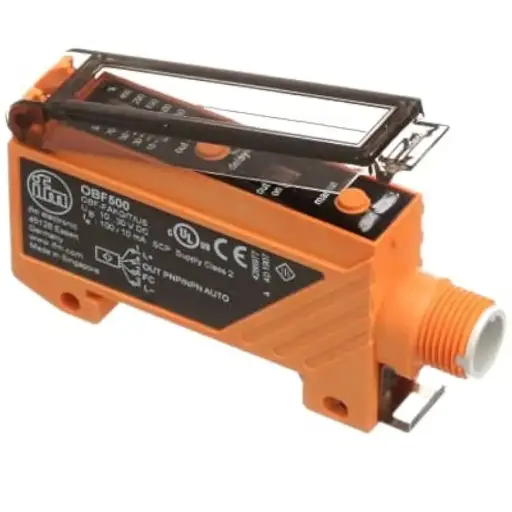 [OBF500] AMPLIFICADOR DE FIBRA ÓPTICA SALIDA NPN/PNP, VOLTAJE 10-30VCD, IP65, CONECTOR M12, MCA IFM