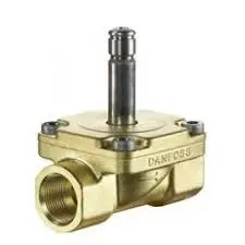 [032F1204] VÁLVULA SOLENOIDE TIPO EVR3, DE 3/8, FUNCIÓN NC, CUERPO DE LATÓN, MCA DANFOSS