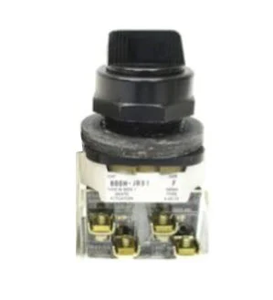 [800H-JR91B] INTERRUPTOR SELECTOR 30M PERILLA NEGRA 2 POSICIONES 1NA/2NC MCA ALLEN BRADLEY 